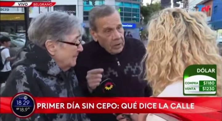 Viviana Colmenero, ex Gran Hermano, se quejó de la situación del país en un móvil de TN