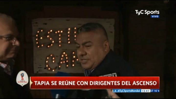 Chiqui Tapia, sobre la continuidad de Jorge Sampaoli: 'Tiene contrato' - Fuente: TyC