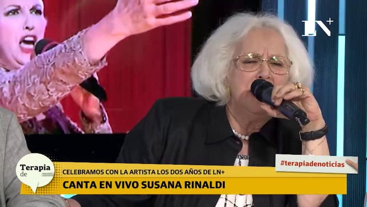 Susana Rinaldi canta Naranjo en Flor en LN+