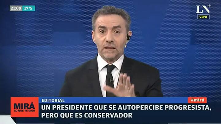 Luis Majul: Un Presidente que se autopercibe progresista, pero es conservador - Editorial