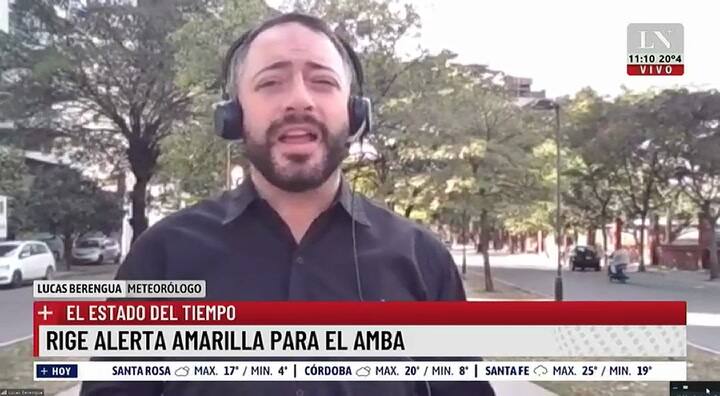 Rige alerta amarilla para el AMBA por granizo