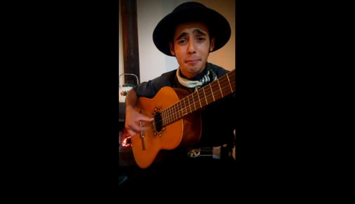 El payador Maximiliano Salas