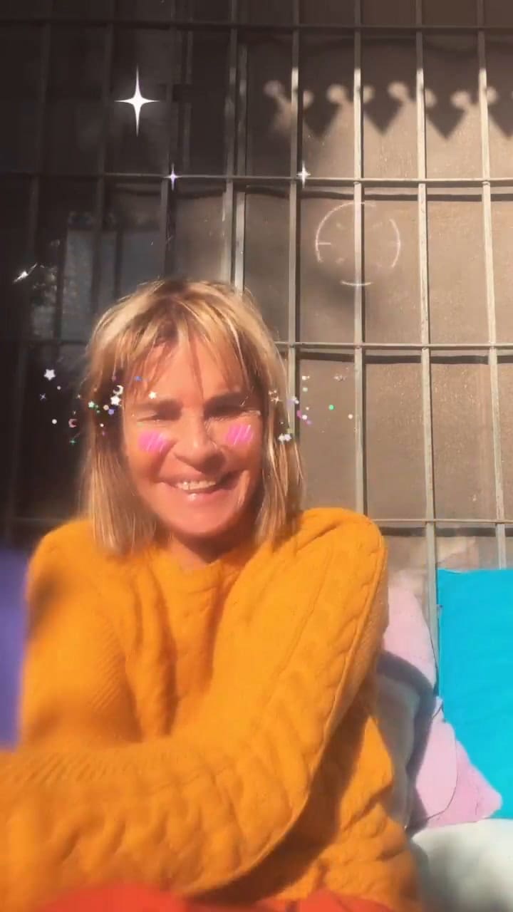 Fabiana Cantilo aclaró sus dichos sobre la serie de Fito Páez (IG @fabitacontenta)