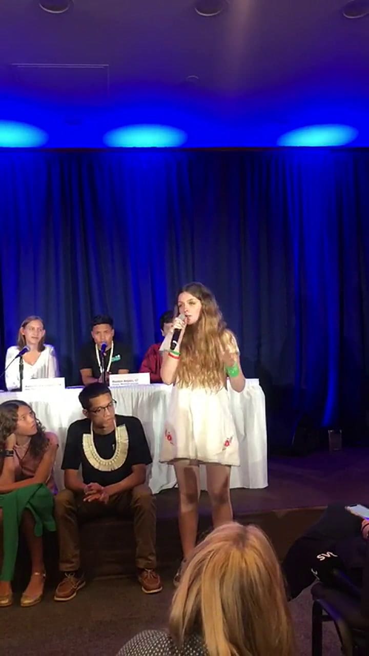 Chiara Sacchi, argentina, en Unicef