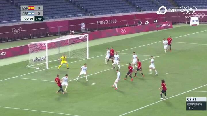 El gol de Merino para España