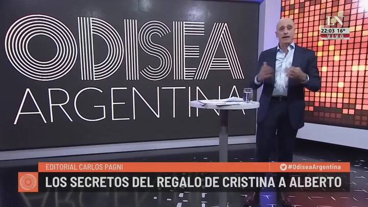 Los secretos del regalo de Cristina a Alberto. El editorial de Carlos Pagni.