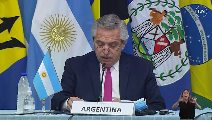 Alberto Fernández y su preocupación por el cambio climático ante la CELAC