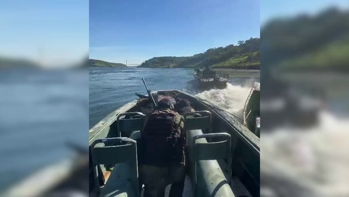 Impactante tiroteo de contrabandistas contra miembros de Prefectura en el río Paraná durante el secuestro de mercadería