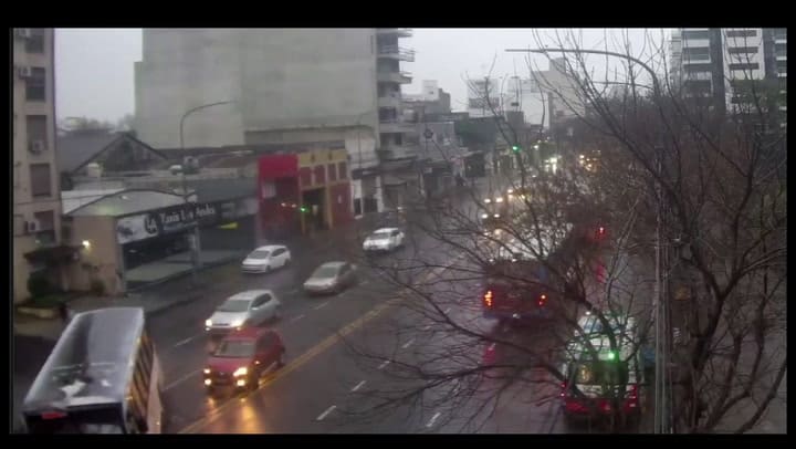 Choque colectivos Villa Luro