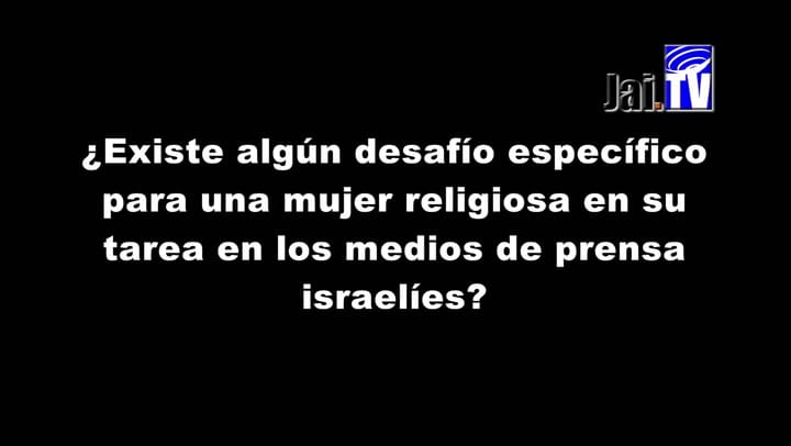 Entrevista a Sivan Rahav Meir - Fuente: Jai TV