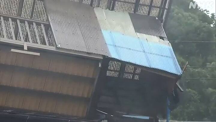 Japón: así expresó su furia del Súper Tifón Nanmadol