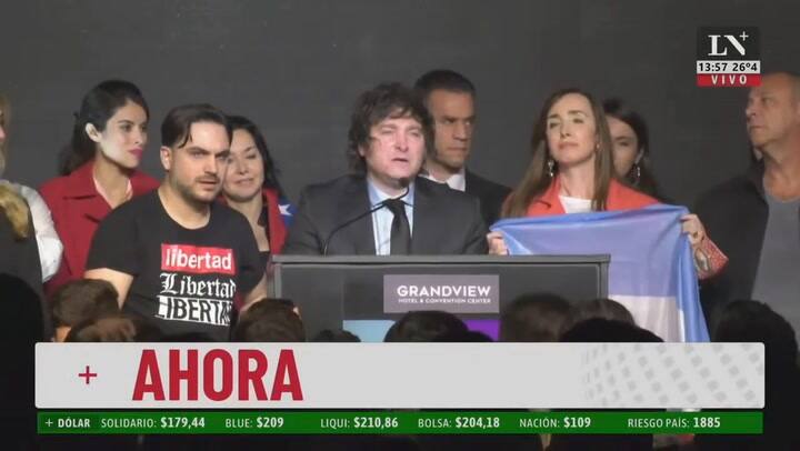 Javier Milei tiene coronavirus y no pudo viajar a Estados Unidos