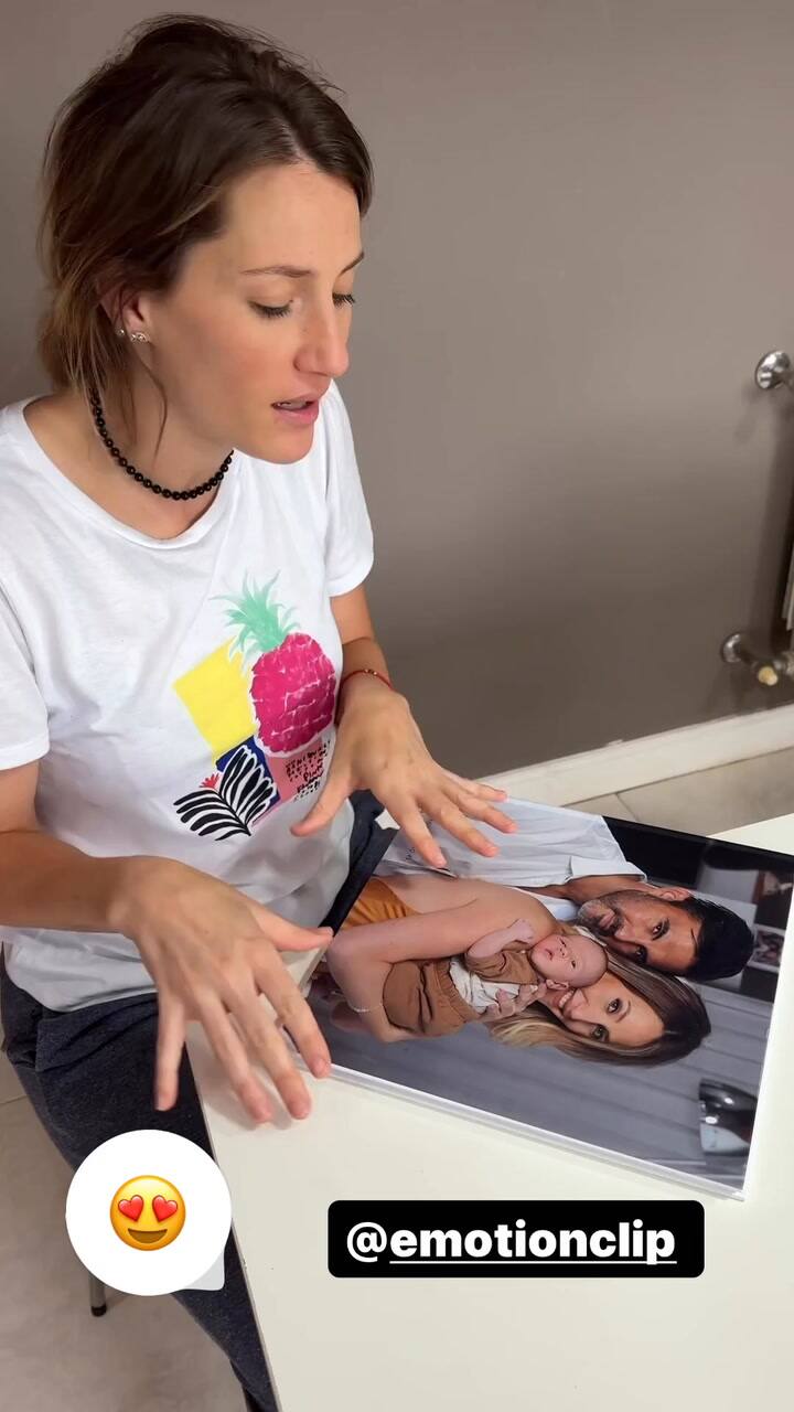 Micaela Viciconte mostró su álbum de fotos