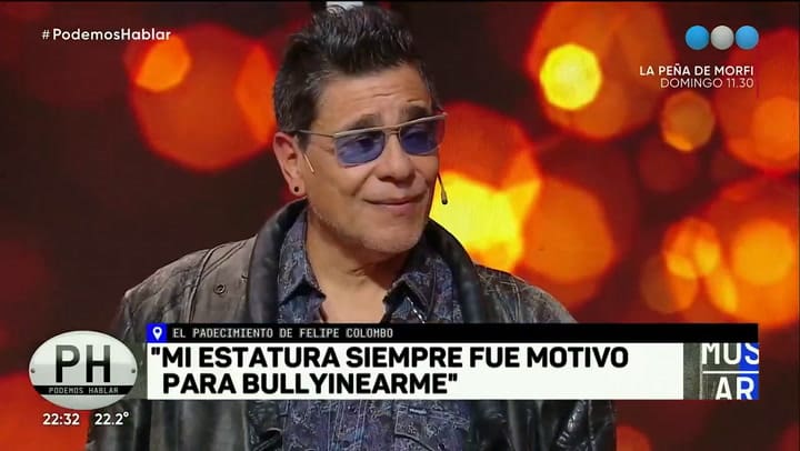 Felipe Colombo contó qué lesión sufre a causa del bullying.