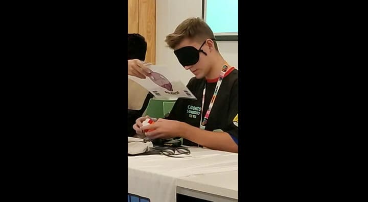 Nicolás Campanario torneo Rubik