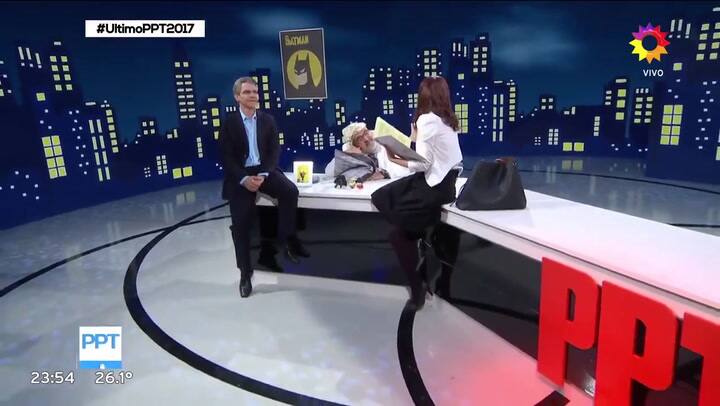 Cristina y Mauricio se pelean por hacer dormir a Jorge Lanata