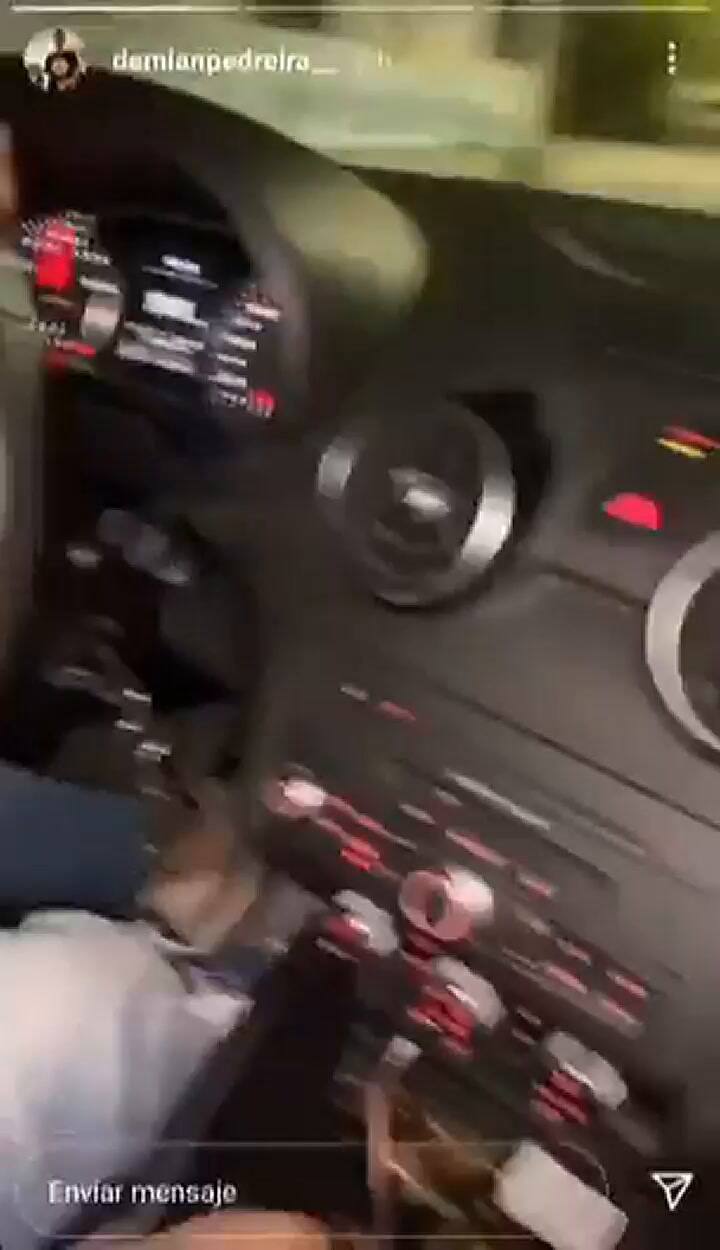 El momento previo del choque en Lanús - Fuente: Twitter