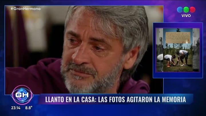 Dario y Federico se emocionaron al ver las fotos en Gran Hermano