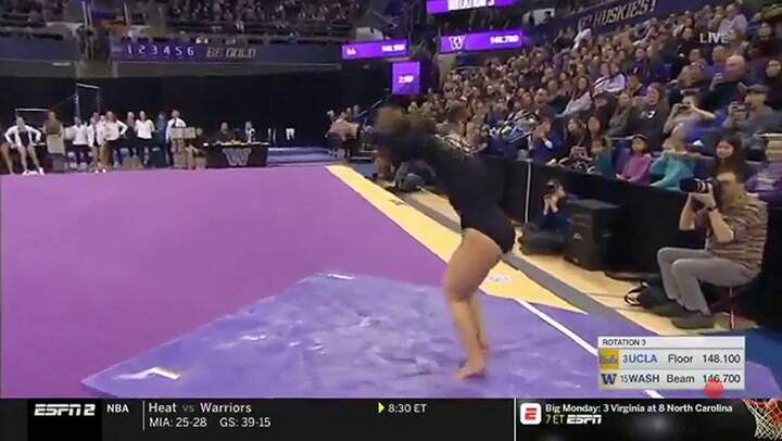 Otro '10 perfecto' a la gimnasta para la que el mejor puntaje 'no es suficiente' - Fuente: ESPN 2