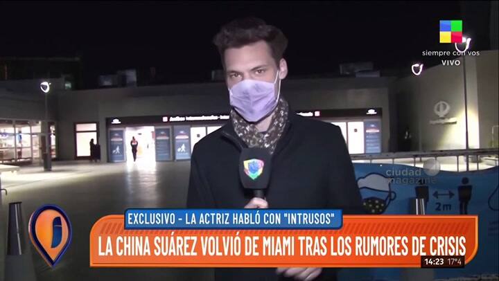 La China contó que conoció al bebé de Sofía Sarkany