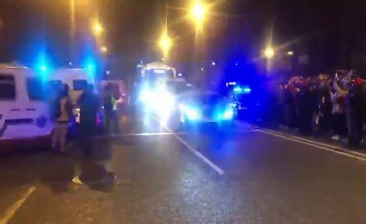 El ataque al micro de Real Madrid