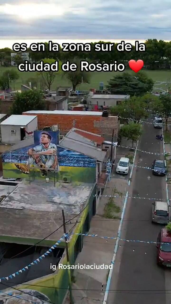 Así era la casa de la infancia de Lionel Messi en Rosario