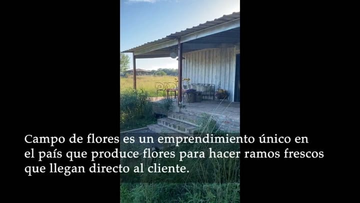 Recorré Campo de Flores en menos de un minuto