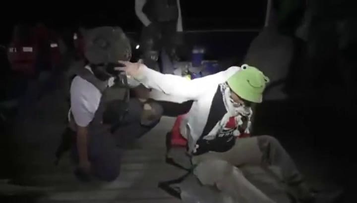 La activista sueca Greta Thunberg fue detenida junto a otros 500 militantes propalestinos