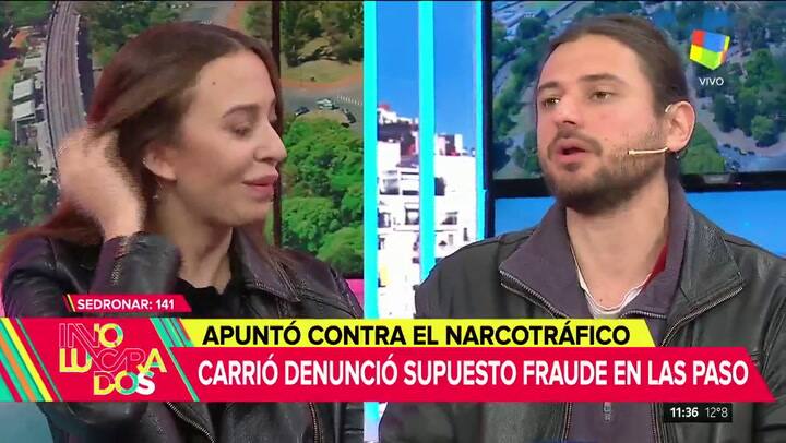 El cruce entre Juan Grabois y Nai Awada - Fuente: América TV