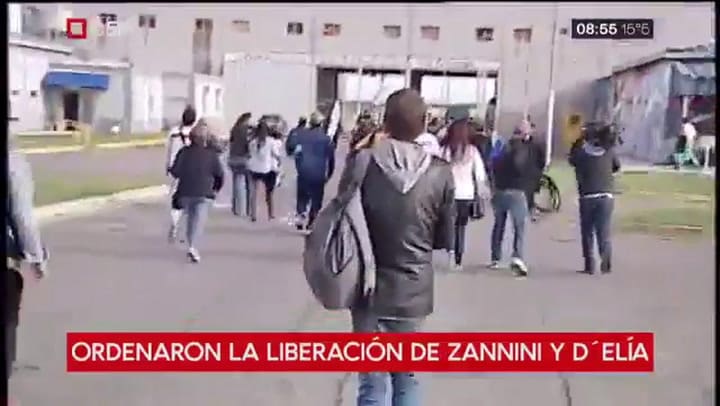 Ordenaron la liberación De Zannini Y D´elia