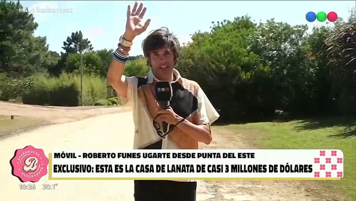 Robertito Funes mostro la casa de Jorge Lanata en Punta del Este