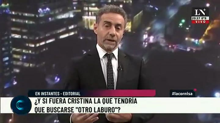 ¿Y si fuera Cristina la que tendría que buscarse 'otro laburo'? El editorial de Luis Majul.