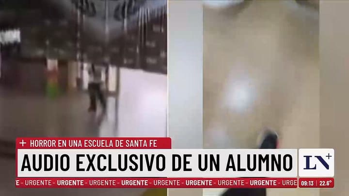 Audio exclusivo de un alumno de la escuela de San Cristobal, Santa Fe