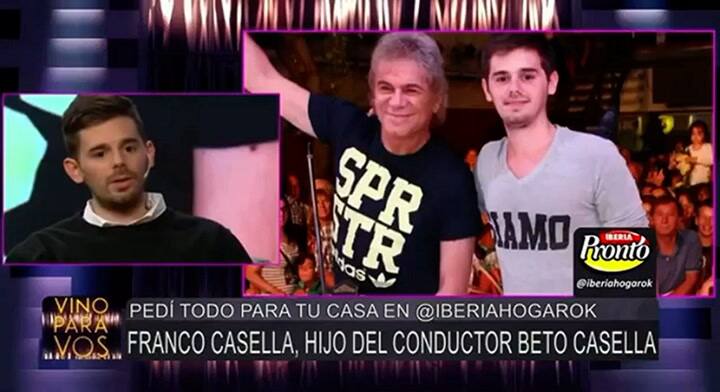 Franco Casella confesó que su padre le escribió una carta hace 15 años - Fuente: Net TV