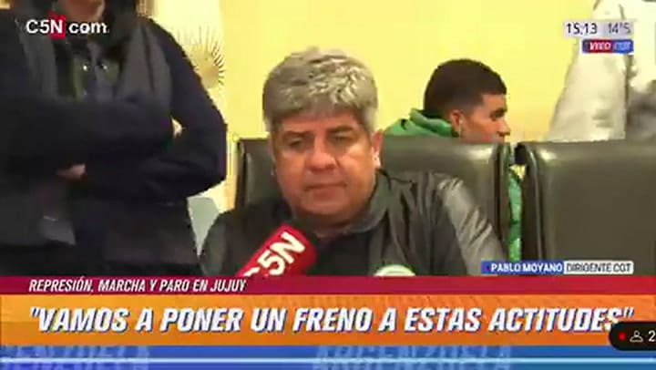 Mariana Brey se cruzó en vivo con Brancatelli y Pablo Moyano abandonó el móvil - clipped version