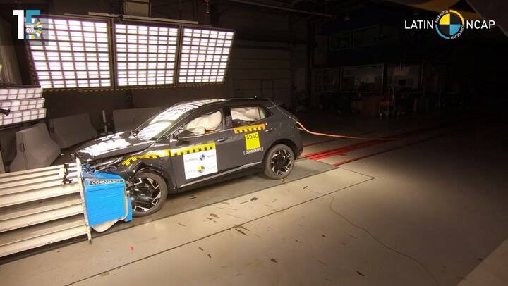 Prueba de choque del Kia Sportage