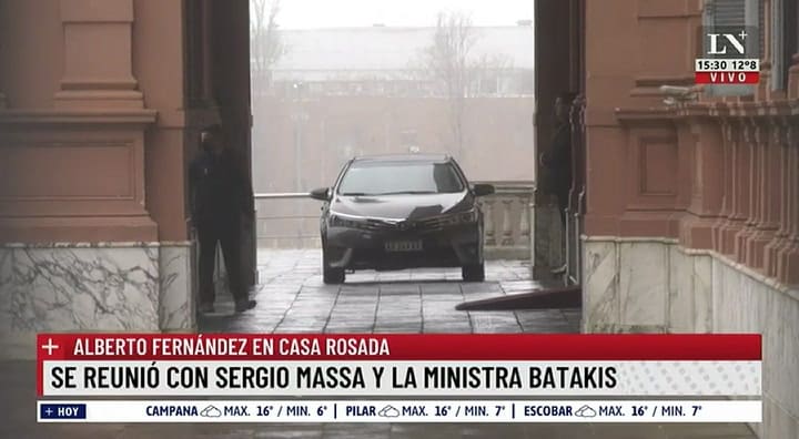 Encuentro entre Silvina Batakis y Alberto Fernández en Casa Rosada