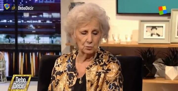 La titular de Abuelas de Plaza de Mayo defendió a la expresidenta