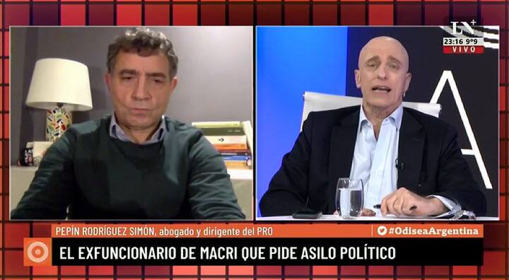 “Pepín” Rodríguez Simón: 'Pido refugio político porque tengo miedo de ir preso indebidamente'