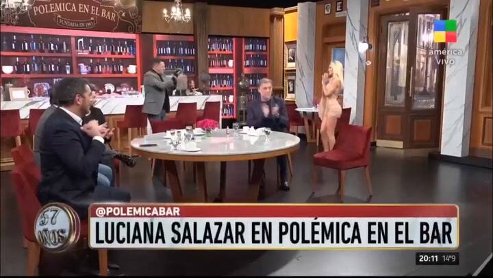 Luli Salazar en Polémica en el bar