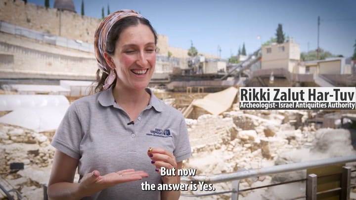 Descubren un anillo de oro de 2300 años en Israel