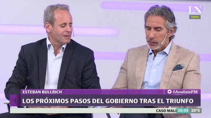 Esteban Bullrich, tras el triunfo en las legislativas