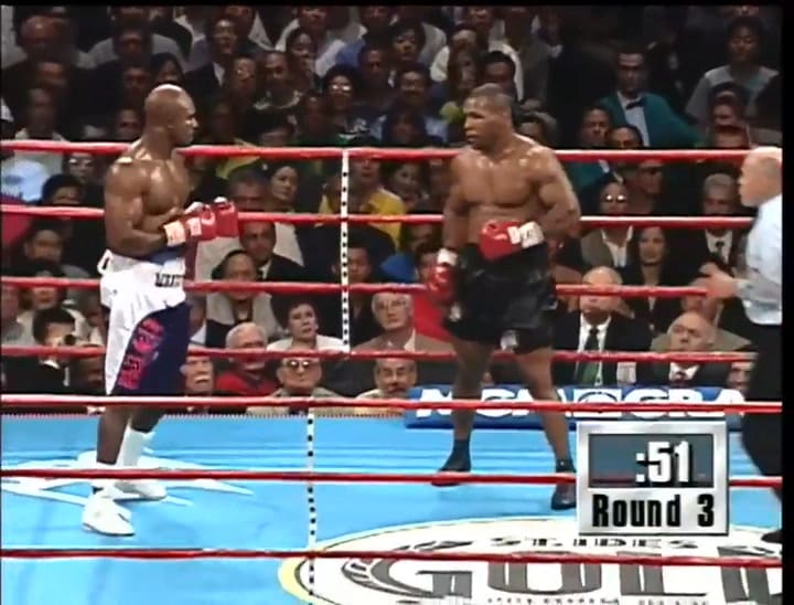 La mordida de Mike Tyson a Evander Holyfield