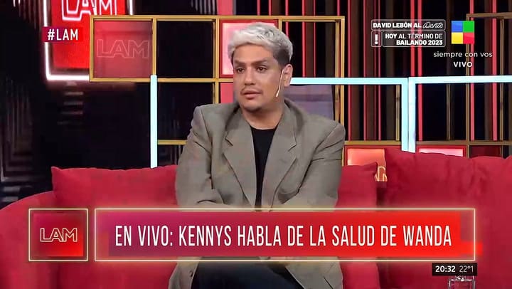 Kennys Palacios conto como se filtro la informacion de la salud de Wanda Nara