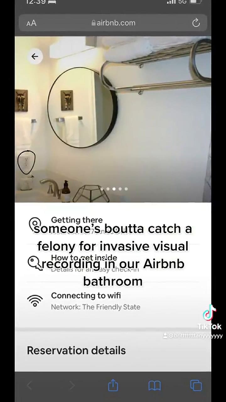 Joven alquila departamento en Airbnb y descubre una cámara oculta en el baño - 1ra parte