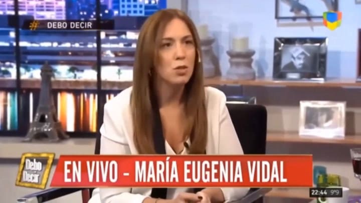 María Eugenia Vidal le respondió al presidente de la suprema corte - Fuente: Youtube