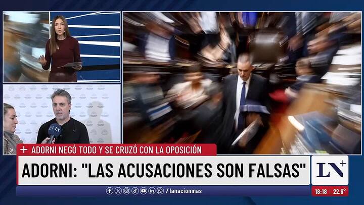 Cruces y chicanas en el Congreso: Adorni nego todo y se cruzo con la oposicion