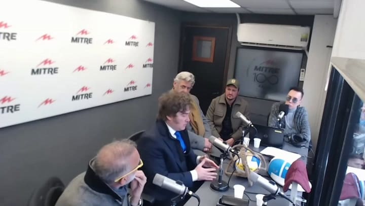 Entrevista de Javier Milei en la ExpoRural con Radio Mitre