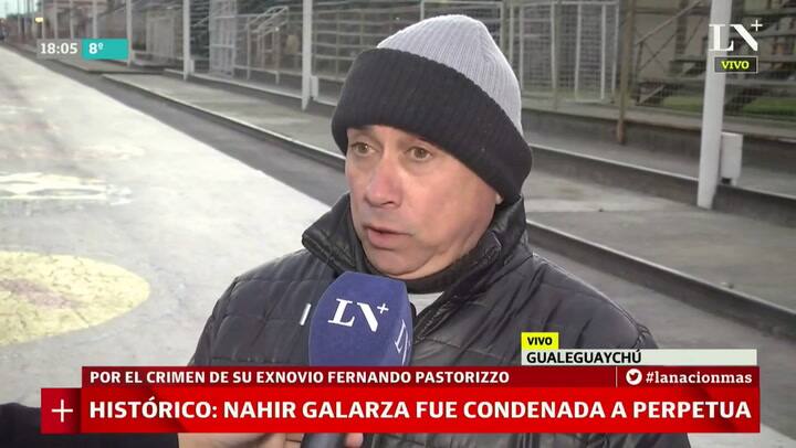 Habló el padre de Fernando Pastorizzo tras la condena a Galarza