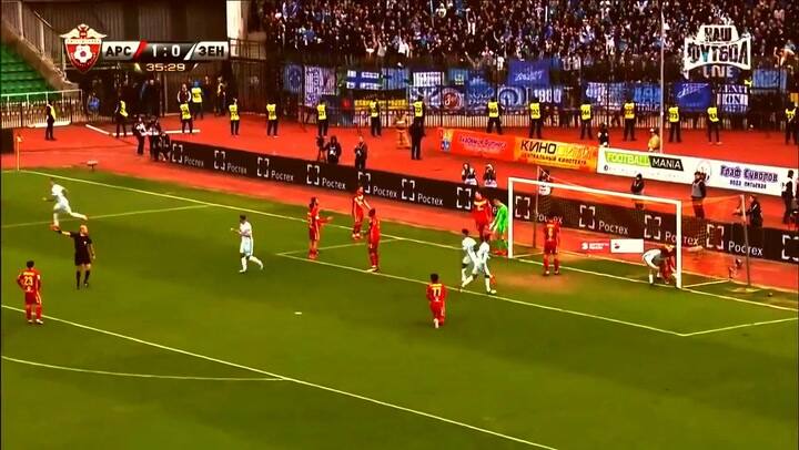 La perla de Leandro Paredes: gol olímpico por la Liga de Rusia - Fuente: Doble Amarilla